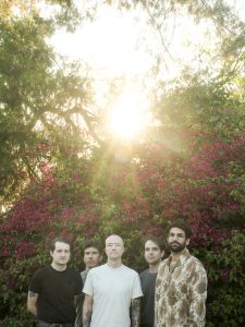 Touché Amoré band photo 2026 featuring Jeremy Bolm and members