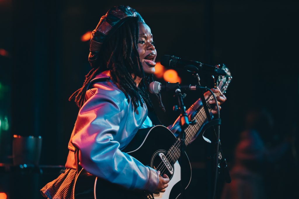 Cleo Reed performing live during Noise Pop Festival 2026 in San Francisco