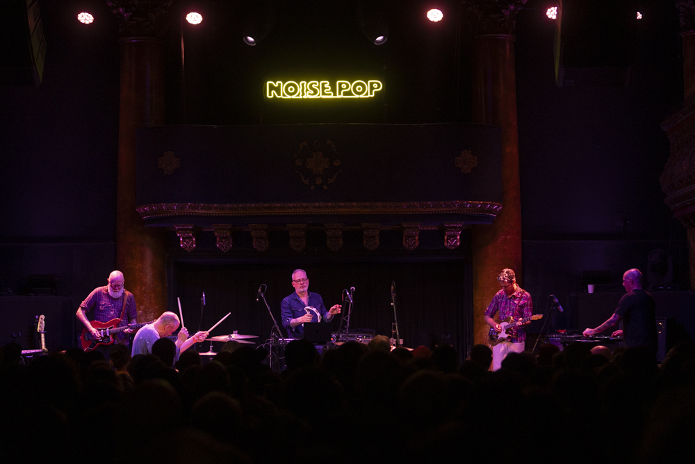 Tortoise performing live during Noise Pop Festival 2026 in San Francisco