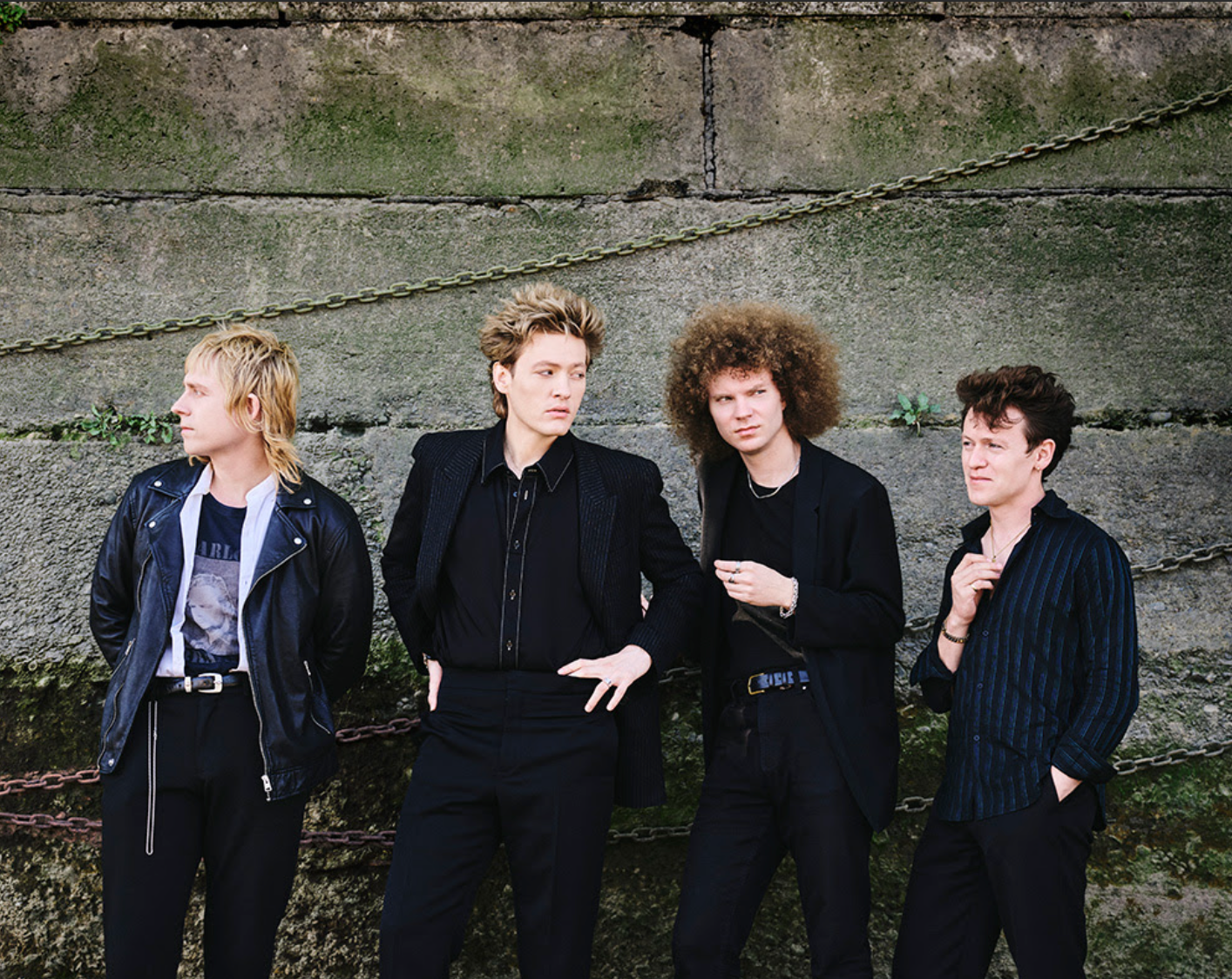 Brigitte Calls Me Baby band photographed ahead of the release of their album Irreversible