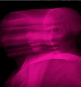 Aurora pink motion blur visual from TOMORA Somewhere Else