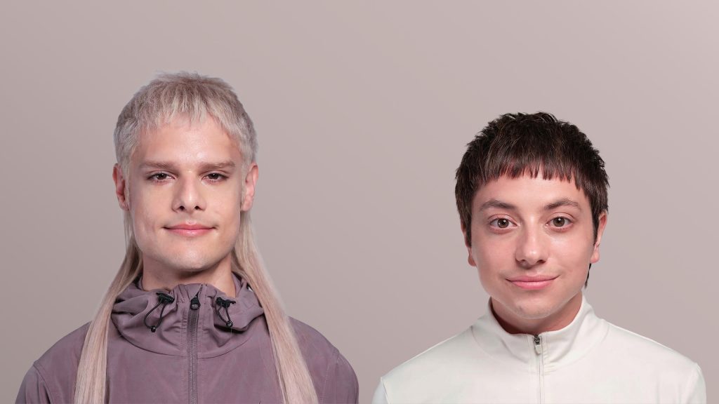 CA7RIEL and Paco Amoroso portrait from FREE SPIRITS album campaign photographed by Victoria del Sel