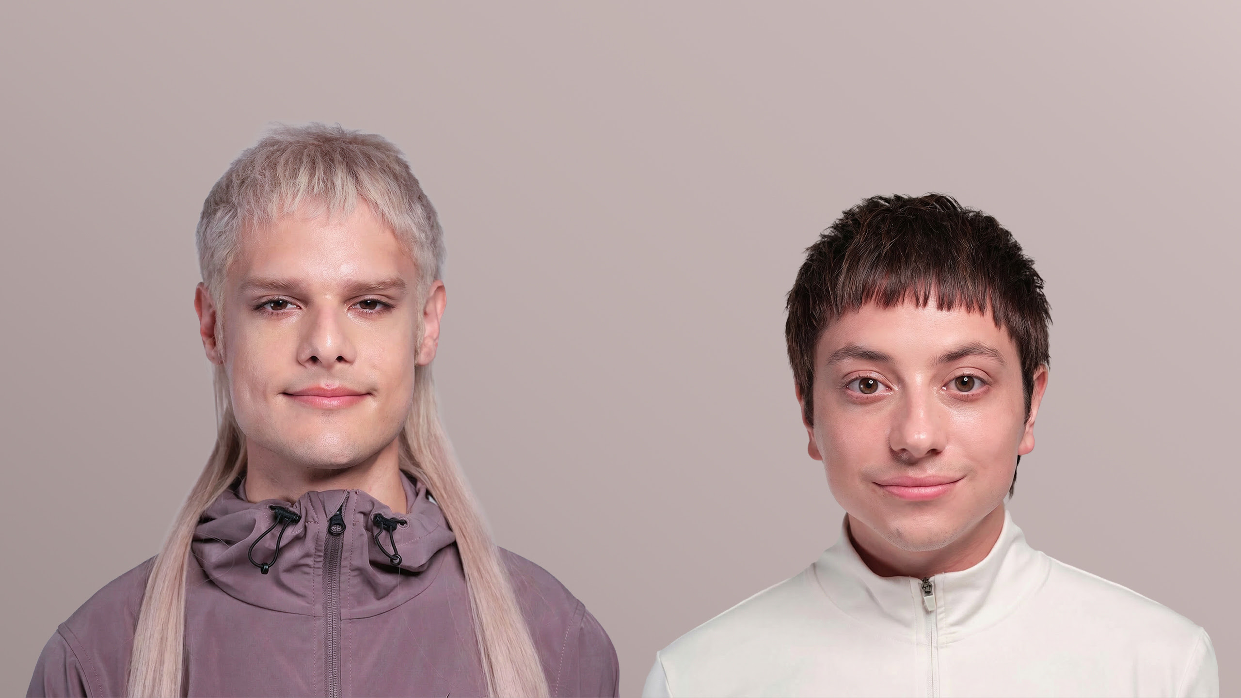 CA7RIEL and Paco Amoroso portrait from FREE SPIRITS album campaign photographed by Victoria del Sel
