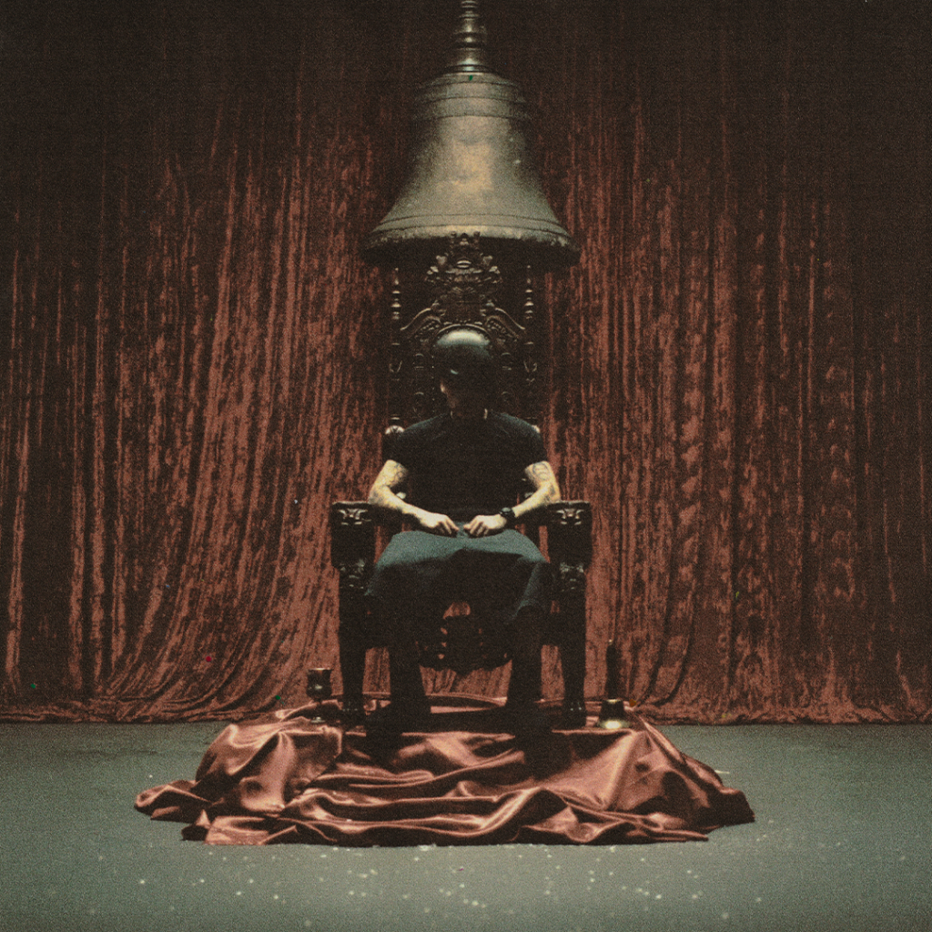Yeat ADL album visual sitting on throne cinematic scene