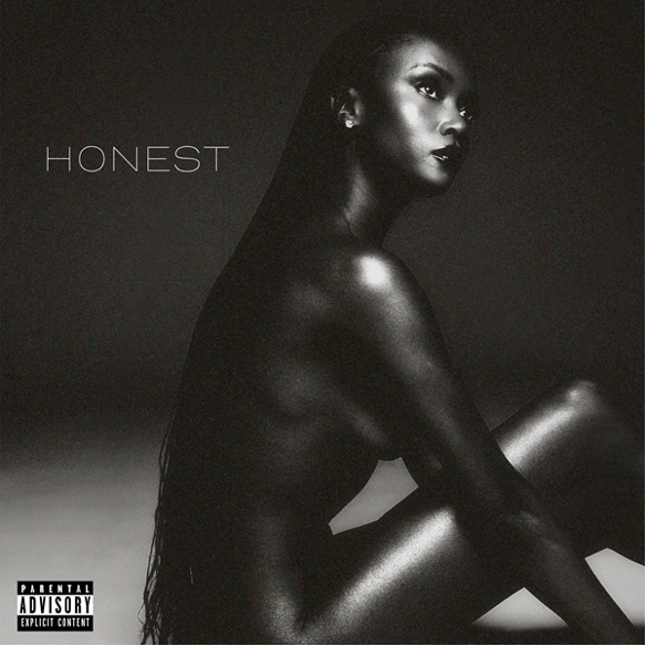 Ebony Riley Honest single cover black and white artwork R&B 2026