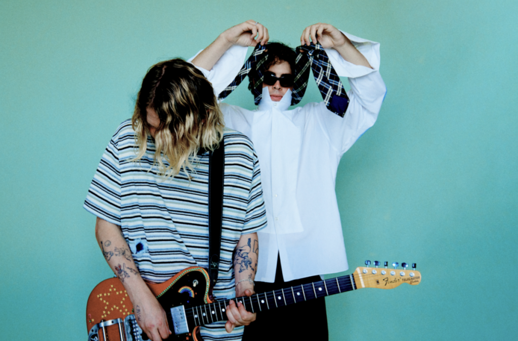 Royel Otis press photo with guitar ahead of Coachella 2026 performance