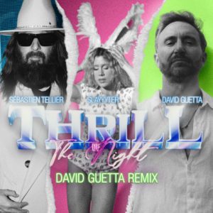Sébastien Tellier David Guetta Thrill of the Night remix artwork Slayyyter Nile Rodgers