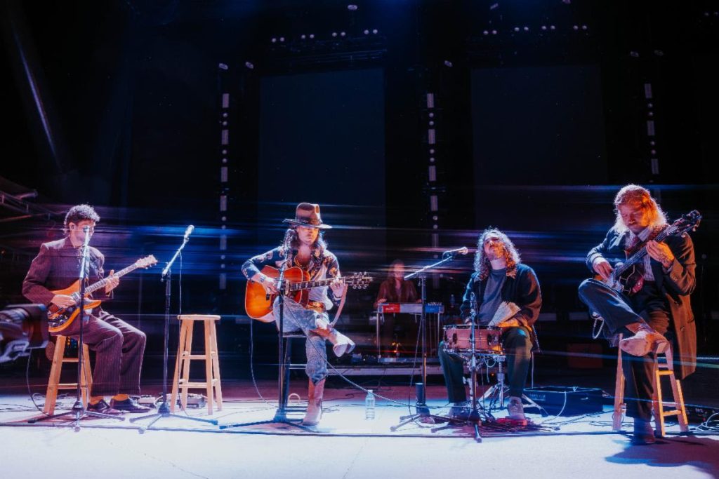 KALEO live performance collage from Way Down We Go tour
