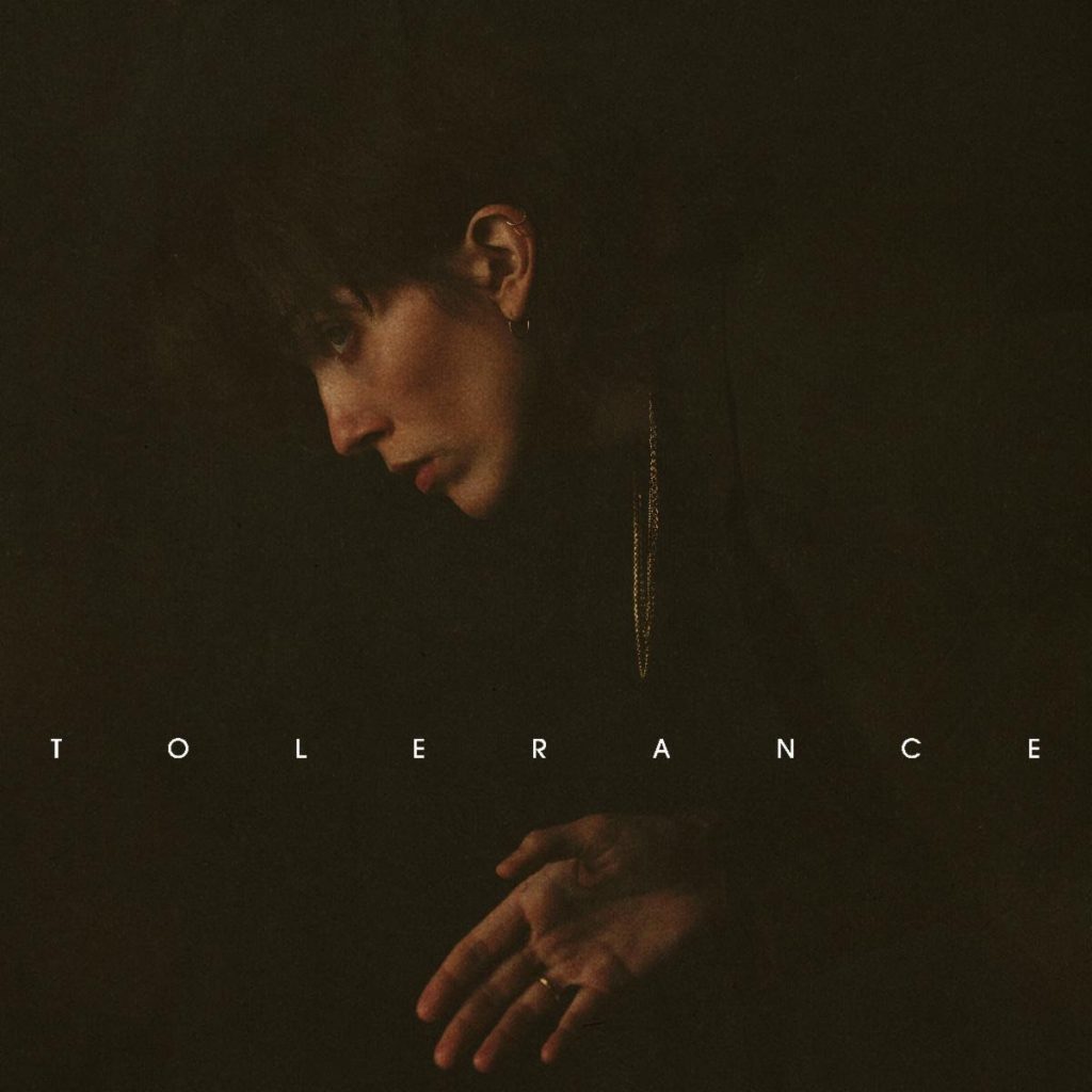 Fightmaster Tolerance album cover dark portrait