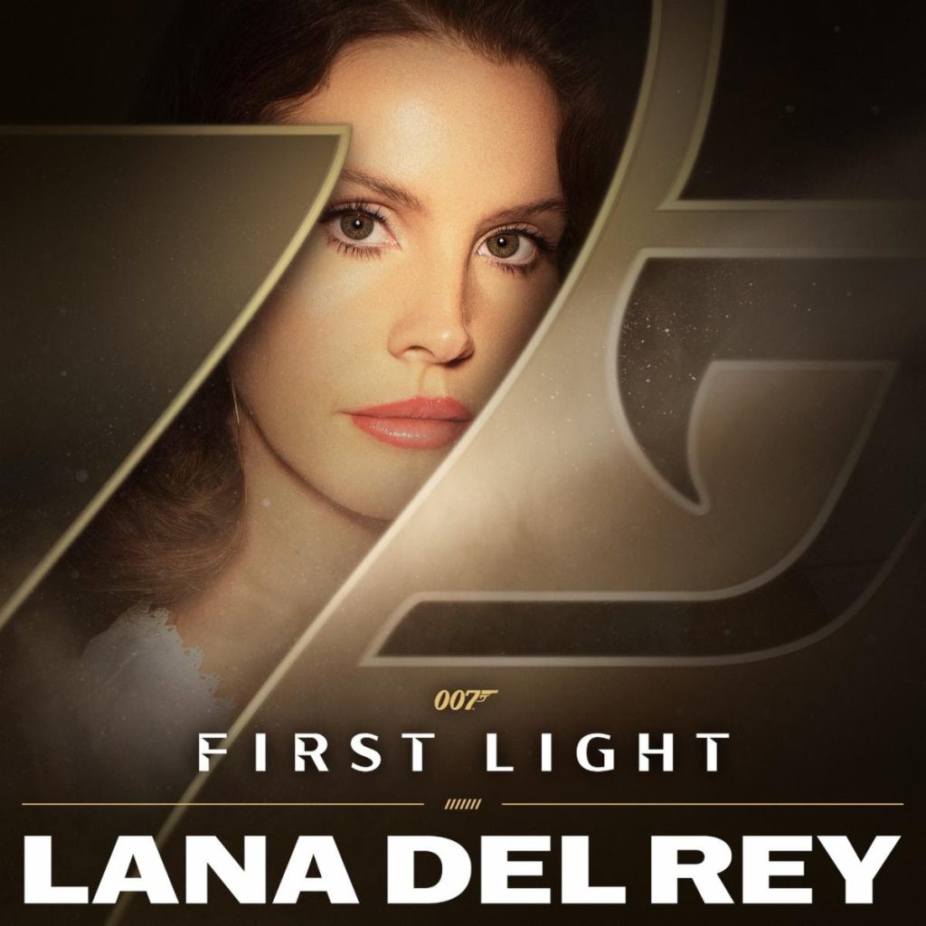 Lana Del Rey 007 First Light title song artwork featuring James Bond game theme