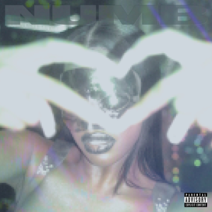 JT Numb single cover art with heart hand gesture and neon lighting