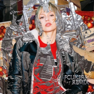 Angèle What You Want Fcukers remix artwork collage style portrait