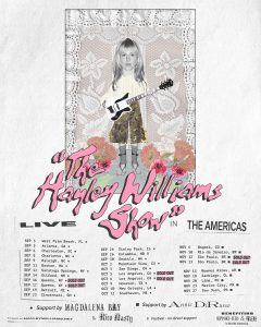 Hayley Williams The Hayley Williams Show tour poster 2026 North and Latin America dates