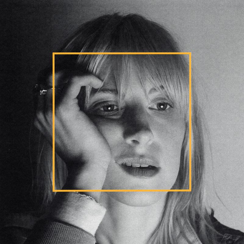 Hayley Williams black and white portrait close up solo era 2026