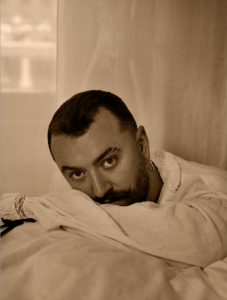 Sam Smith portrait promoting the 2026 album Hazel Eyes ahead of the release of the single "My Guy."