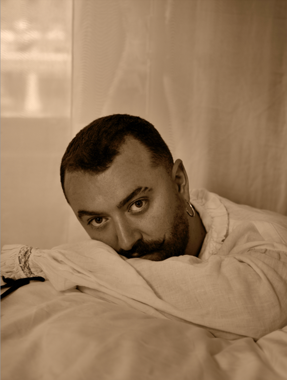 Sam Smith portrait promoting the 2026 album Hazel Eyes ahead of the release of the single "My Guy."