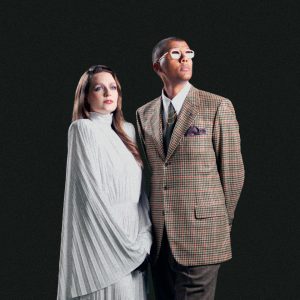 Tove Lo and Stromae pose together for the des fleurs collaboration from Tove Lo's upcoming ESTRUS album