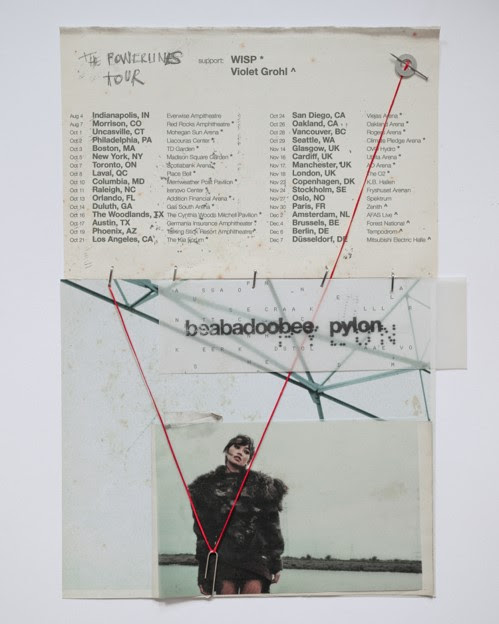 beabadoobee Pylon Powerlines Tour 2026 poster featuring North American, UK, and European arena tour dates.
