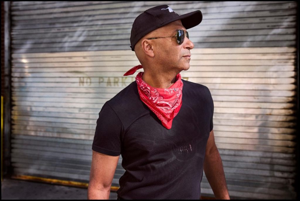 Tom Morello promotional portrait for his 2026 album Everyone Gets Everything They Want