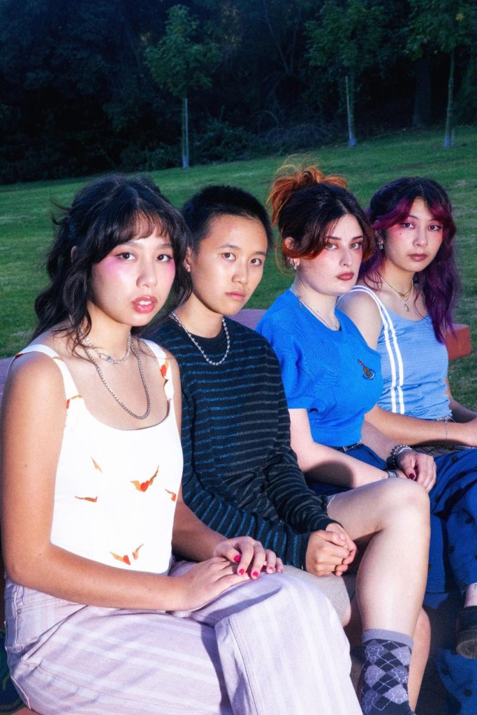 The Linda Lindas pose ahead of the release of their 2026 album GOTTA GET OUT.