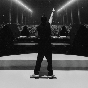 ZHU performs live during his BLACK MIDAS set at Ultra Music Festival 2026.