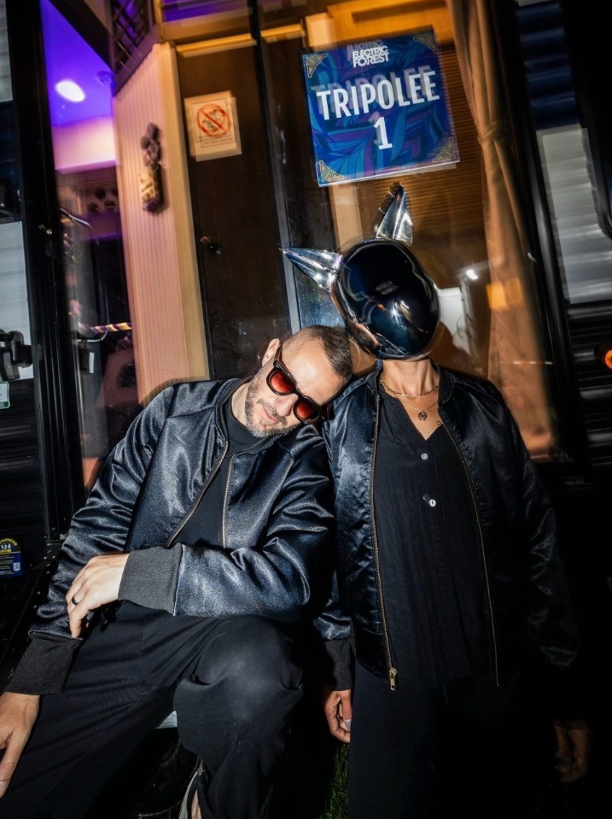 Galantis, also known as Christian Karlsson, poses backstage during his 2026 festival run promoting The Devil's Tax Return era.