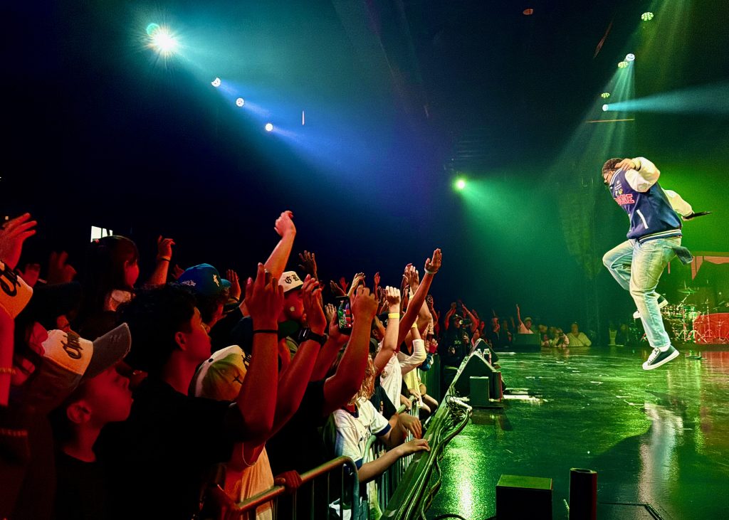 Christian rapper Tommy Zuko performs during GLO Fest 2026.