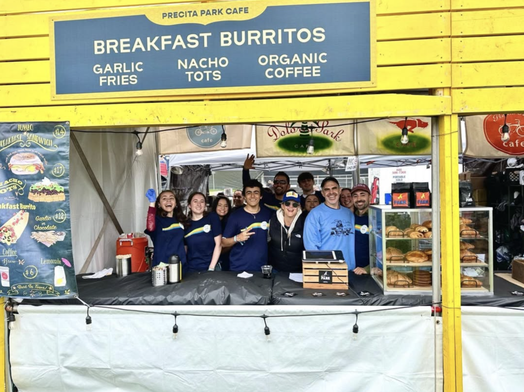 Park Cafe Group food served at Outside Lands 2026 in Golden Gate Park, San Francisco.