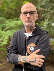 Moby photographed outdoors ahead of his 2026 California headline concerts