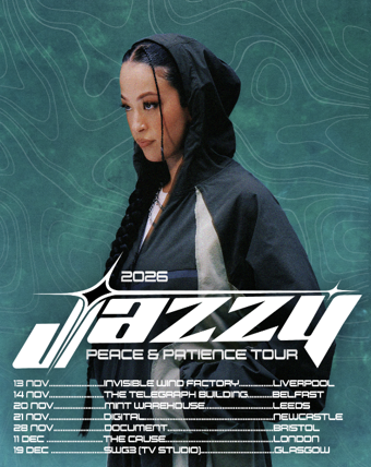 Jazzy Peace & Patience 2026 UK and Ireland tour dates poster