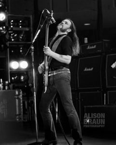Lemmy Kilmister performing live with Motörhead