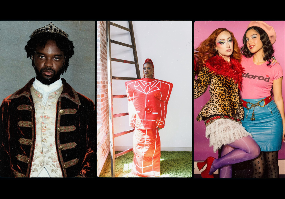 Punk Rock Journalist's On Repeat music review graphic featuring Genesis Owusu, Tierra Whack, and Olivia Rodrigo with Chappell Roan, highlighting three standout releases from October 2026.